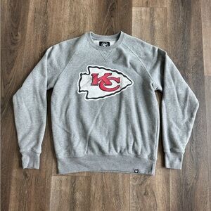 Kansas City Chiefs Sweatshirt.  Women’s size large.  Brand 47.